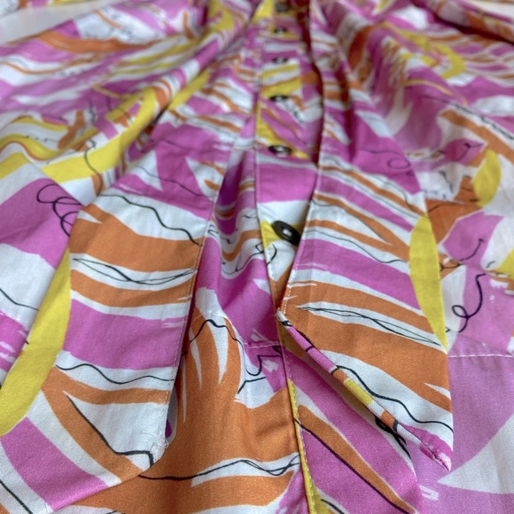 Ugna and Anthropologie 🛍cotton button front dress - Picture 4 of 10